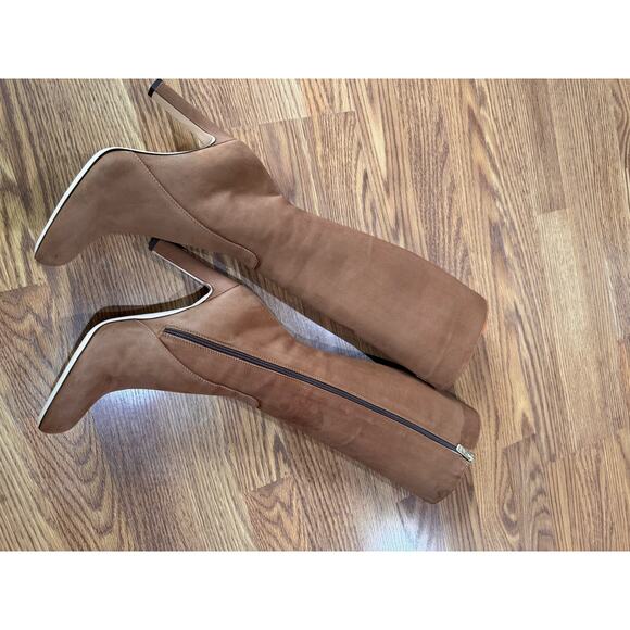 AGL MILLY KNEE HIGH BOOT IN BROWN SUEDE size 39/ US 9 - Picture 4 of 16